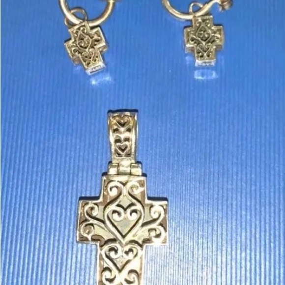 Handmade 925 Silver pendant and earrings SET. Filigree design. Made in Thailand - Picture 6 of 6